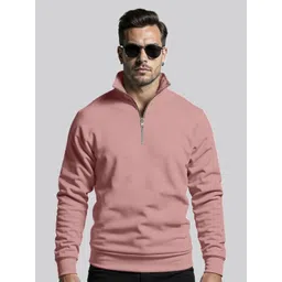 Fashion And Youth Men Half Zipper Pullover Sweatshirt-picture-39