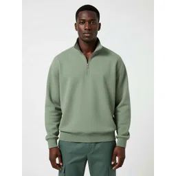 Fashion And Youth Men High Neck Regular Sweatshirt-picture-16