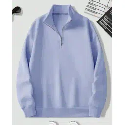 fashion and youth Men Regular Fit Sweatshirt with Half Zip-Closure-picture-52