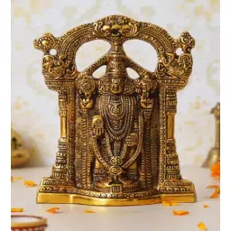 fashion bizz Balaji 23.5 cm Resin Religious Idol (Gold)-picture-15