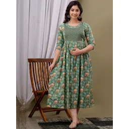 FASHION CLOUD Women Printed A-Line Kurti-picture-16