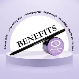 fashion colour 2 IN 1 WATERPROOF GEL KAJAL 24HRS LASTING DRAMA image 5