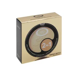 Fashion Colour 2 IN 1 Compact Powder & Concealer , Shade 02-picture-19