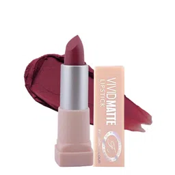 Fashion Colour Women Nude Pink Vivid Matte Lipstick 3.8 g - Red Bean 04-picture-28
