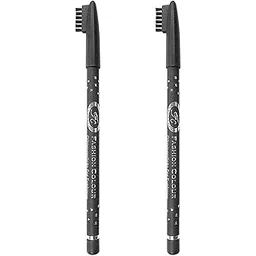 Fashion Colour Glimmerstick for Eyebrow 1.3g | Long Lasting Eyebrow Pencil | Soft Textured Natural Daily Look Eyebrow Makeup. Pack of 2 (Grey)-picture-33