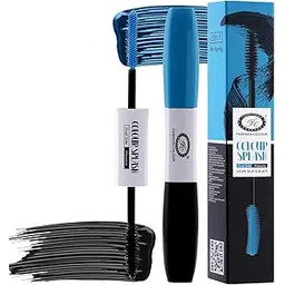 Fashion Colour Splash Dual Side Mascara's For Women | Define & Lengthen Eyelashes | 2 in 1 Mascara for women | Volumizing and Lengthening Mascara | (Azure Blue & Black, 6g+6g)-picture-19