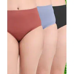 fashion comfortz Pack of 3 Women High-Rise Full Coverage Briefs-picture-19