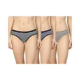 fashion comfortz Pack of 3 Printed Panties with Elasticated Waist image 3