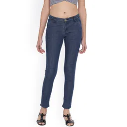 Fashion Cult Women Blue Slim Fit Mid-Rise Clean Look Jeans-picture-12