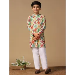 Fashion Dream Boys Multi Color Printed Kurta and Pyjama-picture-33