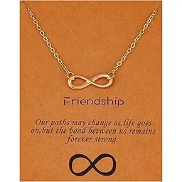 fashion frill Exclusive Infinite/Infinity Gold Plated Pendant Necklace For Girls Women Women's Jewellery-picture-25
