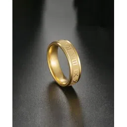 fashion frill Gold-Plated Band Ring-picture-21