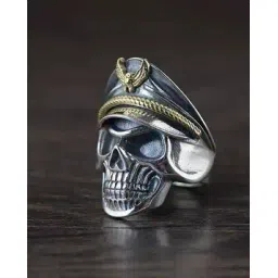 fashion frill Soldier Skull Cocktail Ring-picture-38