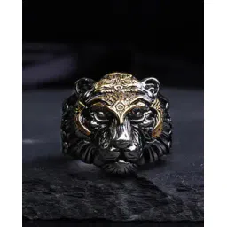 fashion frill Stainless Steel Tiger Face Ring-picture-37