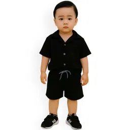 fashion grab BAESD Pure Cotton Shirt With Shorts-picture-51