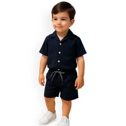 FASHION GRAB Boys Pure Cotton Shirt With Shorts-picture-20