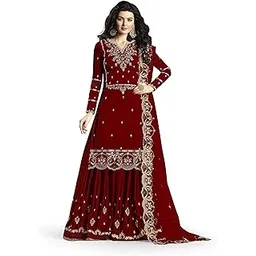 fashion kreza Semi Stitched Women's Anarkali Gown (Taffeta Silk)-picture-54