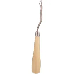 Fashion My Day® Crochet Hook Latch Lock Micro Hair Bearded Needle Rug Making Wooden Handle | Crochet Hook | Home & Kitchen|Craft Materials|Knitting & Crochet|Crochet|Crochet Hooks |Crochet Hooks-picture-29