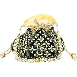 fashion overseas Handmade Wedding Bag Stylish Color & Design Women's & Girl's Potli bag-picture-11