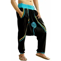 fashion passion india Solid Rayon Men Harem Pants image 3