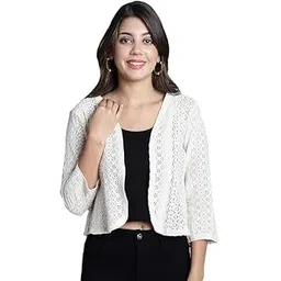 fashion senoraa I Cotton Shrug I Round Neck Shrug I 3/4 Sleeve Shrug I Shrug for Women I Shrug for Girls I Shrug I Women Shrug I-picture-11