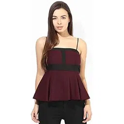 fashion senoraa I Maroon Top I Crepe Top I Top I Women Top I Casual top I Fashion Senora Women top I Western top I Top I Ladies top I Girls Western top I Western Tops for Women Stylish ITop I-picture-36