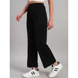 Fashion Senoraa Women Textured Comfort High-Rise Easy Wash Trousers-picture-27