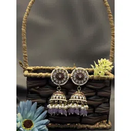 Fashion Theme Jhumkas Earrings-picture-35
