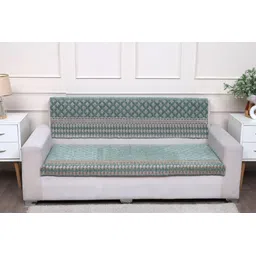 fashion throw Chenille 3 Seater Sofa Checkered Cover-picture-1