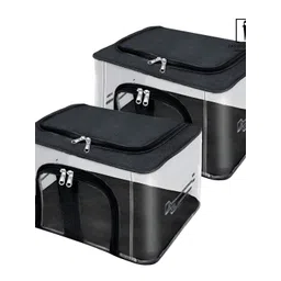 Fashion Throw Grey Set of 2 Super Strong Drawer Organiser Organisers-picture-16