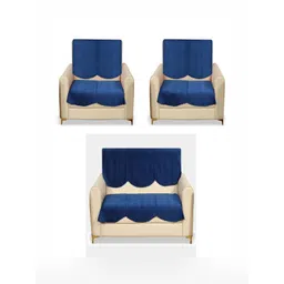 Fashion Throw Navy Blue Velvet Sofa Cover-picture-27