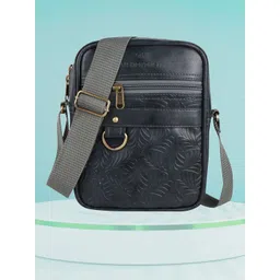 Fashion twist Unisex Textured Messenger Bag-picture-11