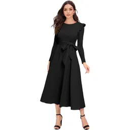 Fashion2wear Ruffled Fit & Flare Midi Dress-picture-20