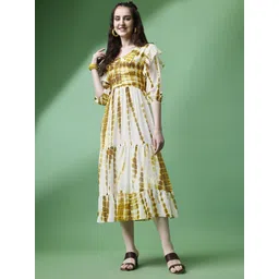 Fashion2wear Striped Georgette Maxi Dress-picture-19