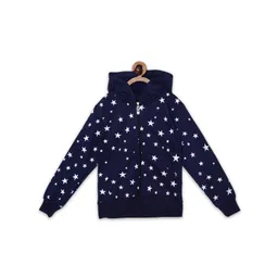 Fashionable Boys Geometric Printed Fleece Hooded Sweatshirt-picture-15