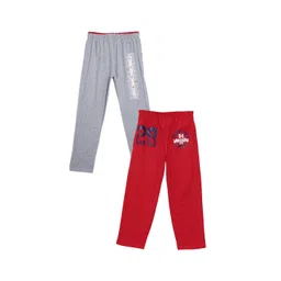 Fashionable Boys Pack Of 2 Printed Relax-Fit Pure Cotton Track Pants-picture-27