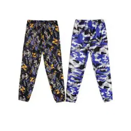 fashionable Boys Pack of 2 Printed Track Pants With Elasticated Waist-picture-11