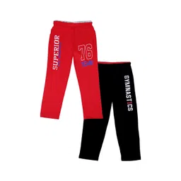 Fashionable Kids Pack Of 2 Printed Cotton Lounge Pants-picture-29