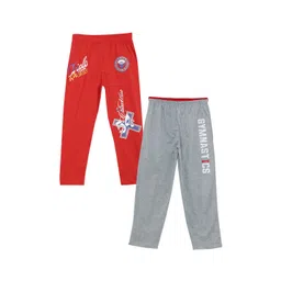 Fashionable Kids Pack Of 2 Printed Cotton Straight-Leg Lounge Pants-picture-32