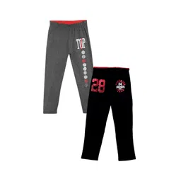 Fashionable Kids Pack Of 2 Printed Pure Cotton Lounge Pants-picture-31