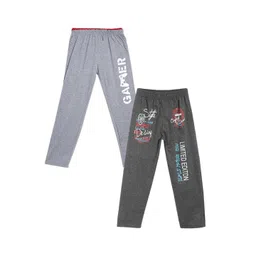Fashionable Kids Pack Of 2 Printed Pure Cotton Lounge Pants-picture-33