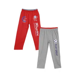 Fashionable Kids Pack Of 2 Printed Pure Cotton Lounge Pants-picture-36