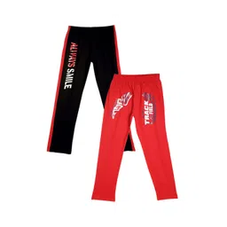 Fashionable Kids Unisex Pack Of 2 Printed Pure Cotton Track Pants-picture-43