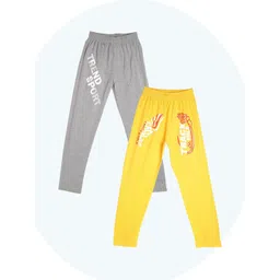 Fashionable Pack Of 2 Cotton Mid-Rise Lounge Pants-picture-40