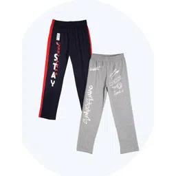 Fashionable Pack Of 2 Cotton Mid-Rise Lounge Pants-picture-12