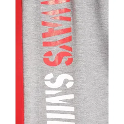 Fashionable Pack Of 2 Kids Printed Mid-Rise Pure Cotton Track Pants image 4