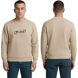 Fashionable Men’s Sweatshirt -Warm, Lightweight-SWT-TS=WHT-DTF3007_P3-picture-57
