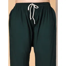 FashionChikan Art Women Ethnic Motifs Embroidered Regular Thread Work Kurta with Palazzos image 4