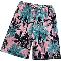 Fashion My Day® Men's Swim Trunks Without Mesh Liner Loose Big Quick Drying Printed Beachwear 2XL Blue | Clothing & Accessories|Men|Swimwear|Trunks | Swimwear-image-19