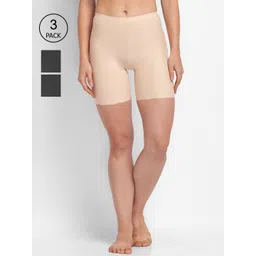 FashionRack Women Pack Of 2 Solid Boy Shorts Briefs-picture-22